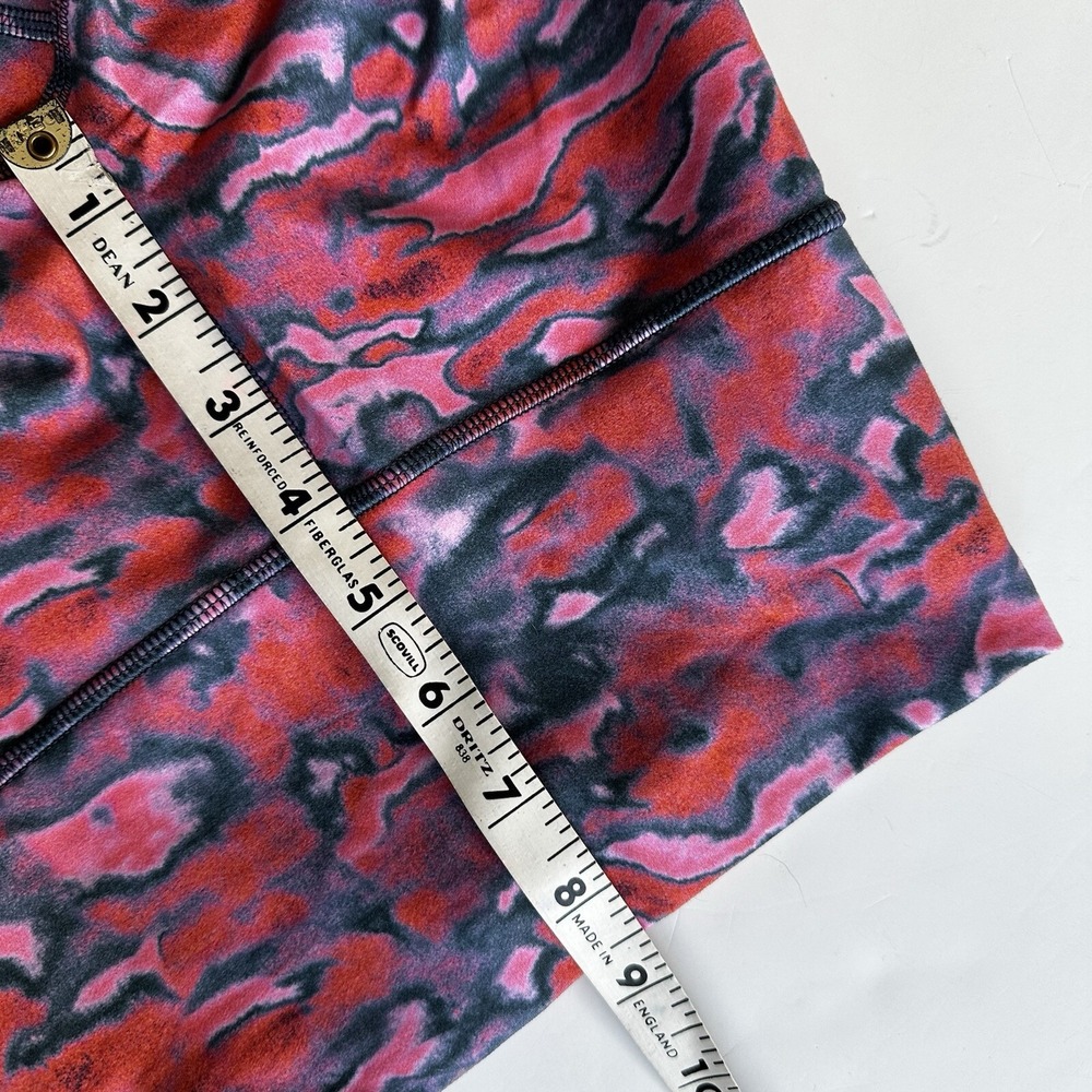 Lululemon Wunder Train High-Rise Short 6" Chroma Clash Multi Pink Women's Size 2 - Picture 9 of 10